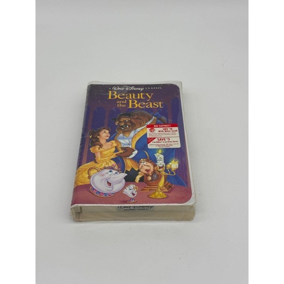 Walt Disney's Beauty and The Beast VHS Black Diamond Classic SEALED UNOPENED‎ - Picture 1 of 10